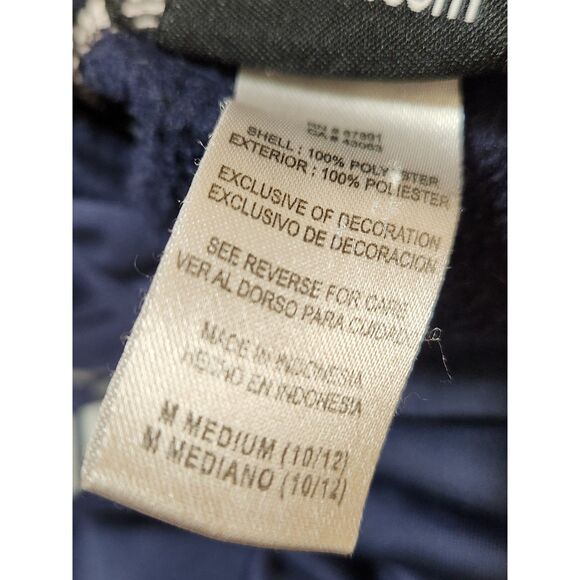 Adidas Boys Hoodie Medium 10/12 – Navy Yankees Logo – Pullover Sweatshirt - Picture 3 of 5